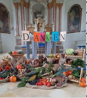Erntedank in Kleinweiler, Wengen, Hellengerst