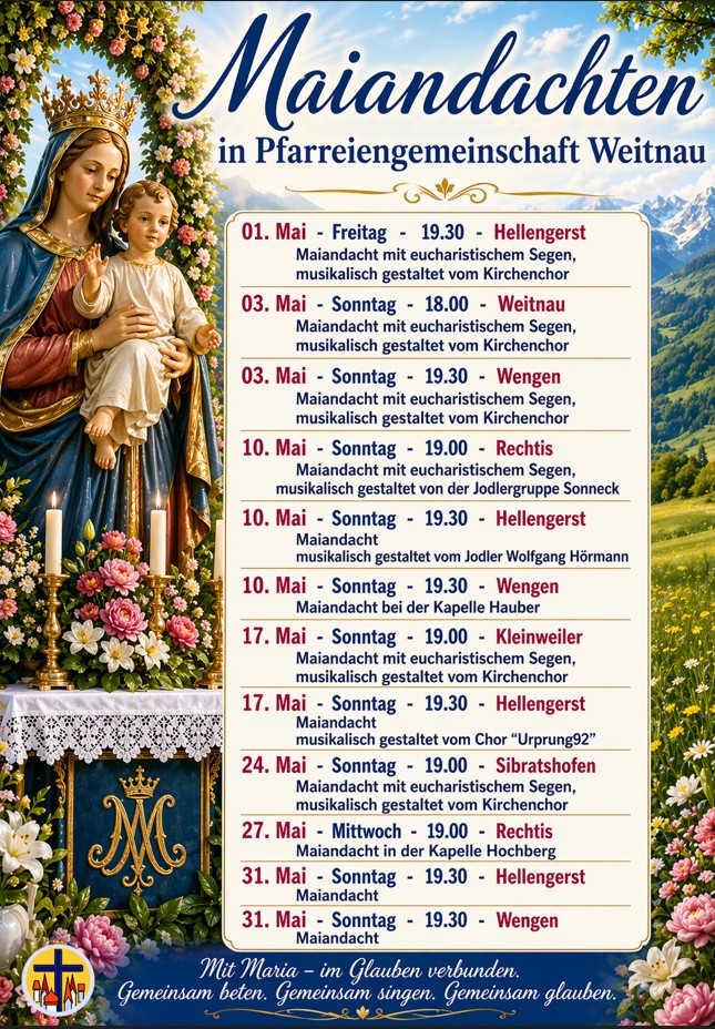 Maiandachten 2026 PG Weitnau
