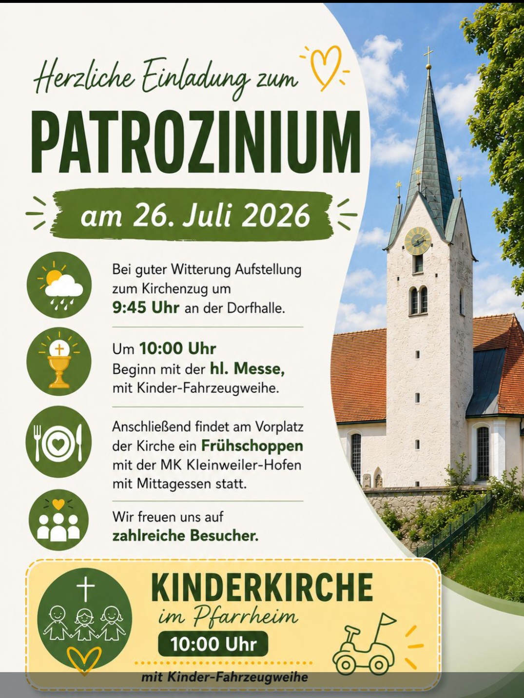 Patrozinium Kleinweiler