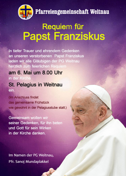 Requiem Papst Franziskus